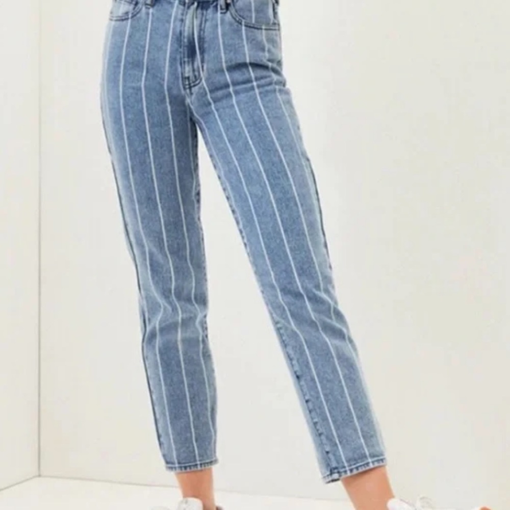 Pacsun window pane mom jeans